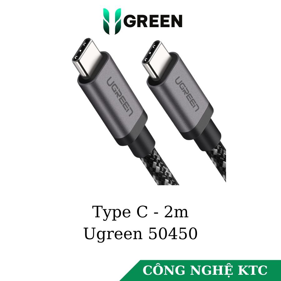 Cáp Type C Gen 1 dài 2M Ugreen 50450