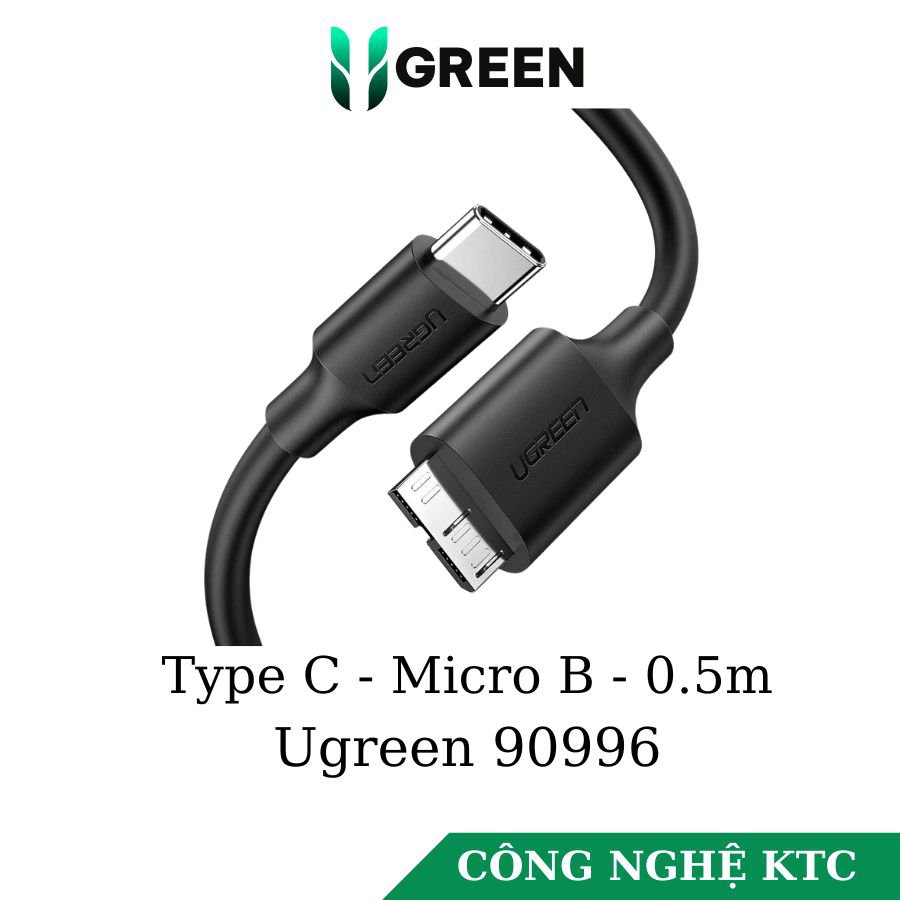 Cáp chuyển Type C sang Micro B dài 0.5m Ugreen 90996