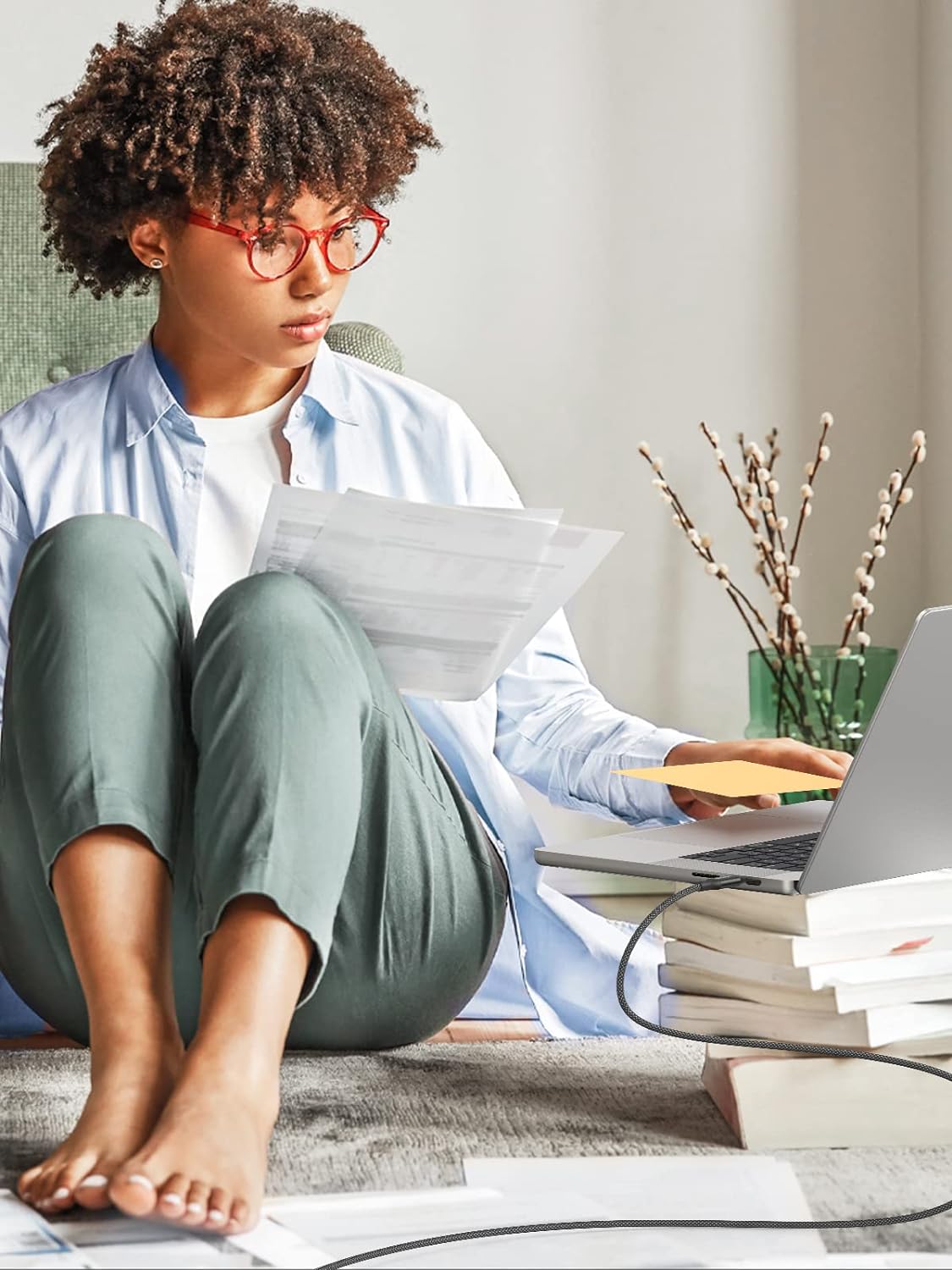 Cáp sạc nhanh Type C PD 1000W Silicone Fast Charging Ugreen 15375 Cáp sạc nhanh Type C PD 1000W Silicone Fast Charging Ugreen 15375