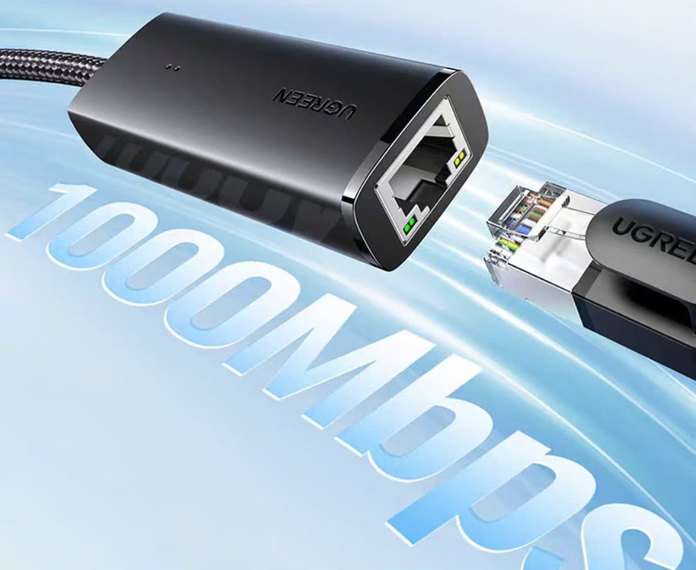 Cáp chuyển USB 3.0 to Lan 1000Mbps Ugreen 15636 CM650 Cáp chuyển USB 3.0 to Lan 1000Mbps Ugreen 15636 CM650