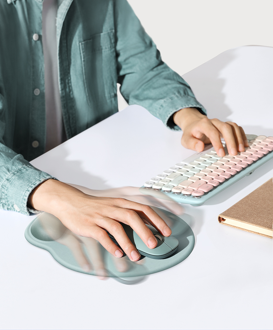 Tấm lót chuột chất liệu cao su (không xốp) màu xám Ugreen 25244 Tấm lót chuột chất liệu cao su (không xốp) màu xám Ugreen 25244