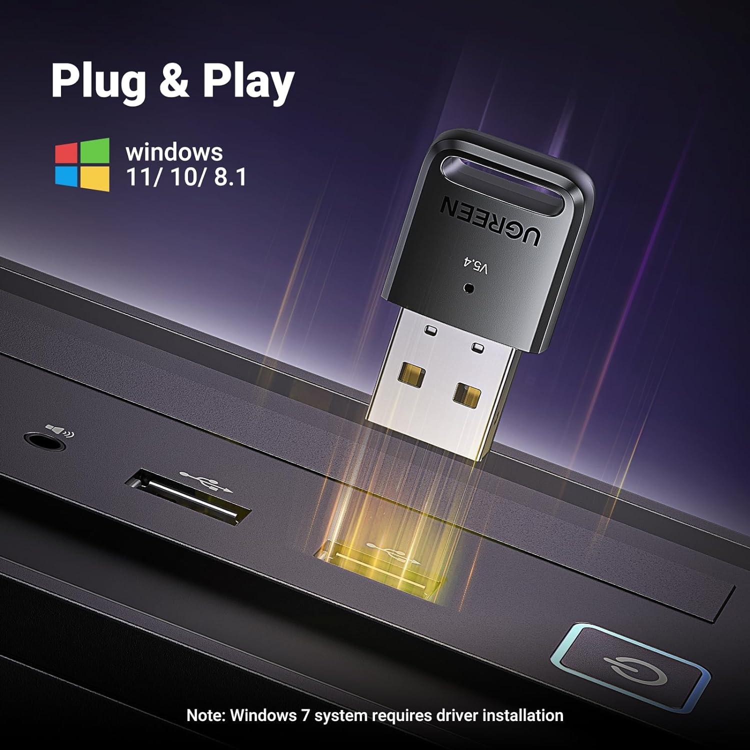 Thiết bị USB Bluetooth USB 5.4 Ugreen 35058 Thiết bị USB Bluetooth USB 5.4 Ugreen 35058