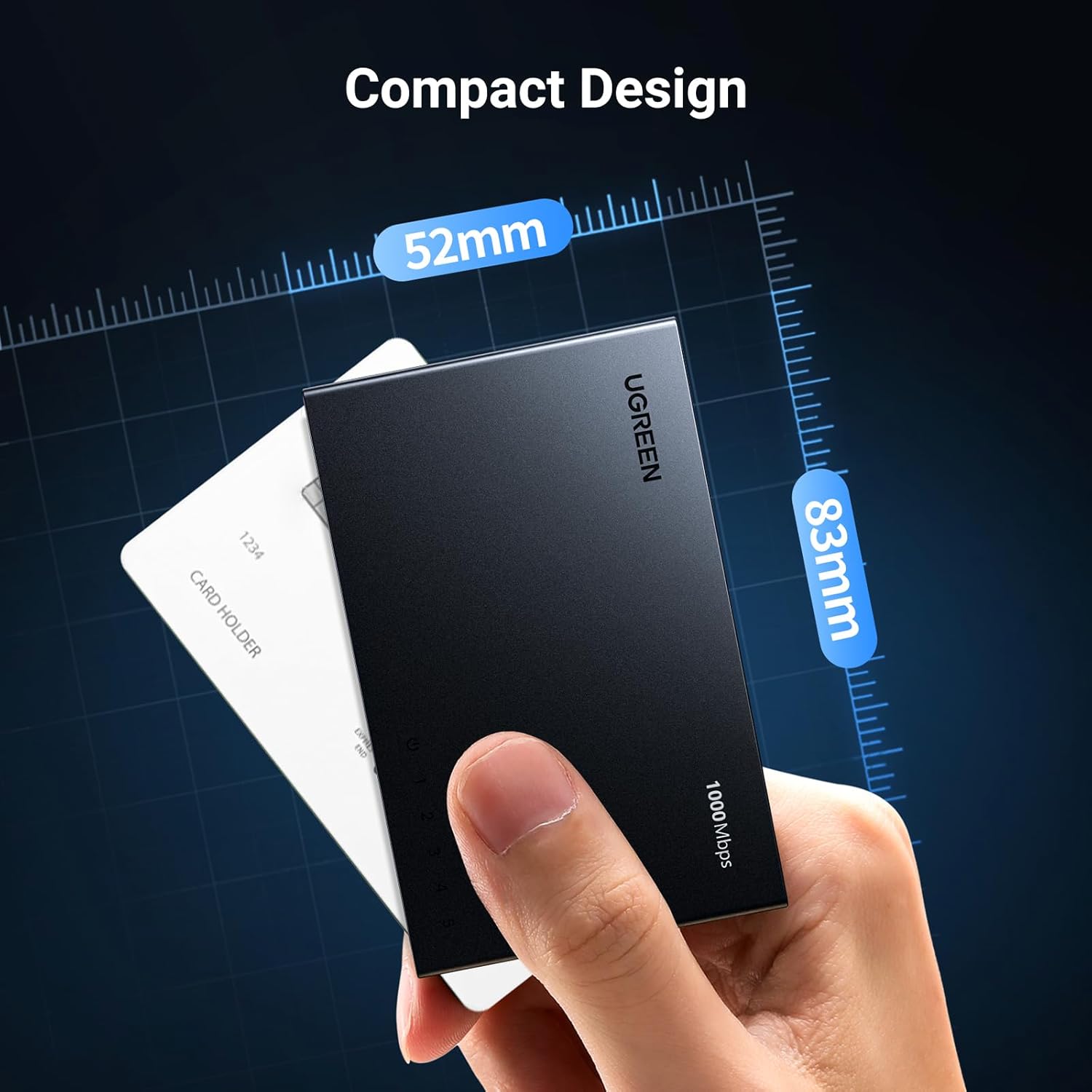 Bộ chia mạng gigabit 5 cổng Ugreen 35492EU CM833 Bộ chia mạng gigabit 5 cổng Ugreen 35492EU CM833