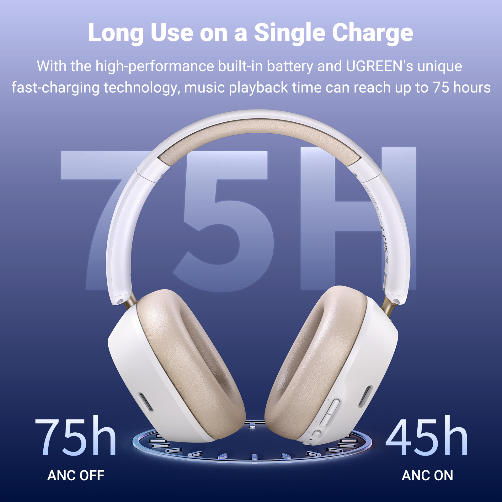 Tai nghe Bluetooth 5.0 không dây Max5  HiRes Bluetooth 10mW  Ugreen 35758