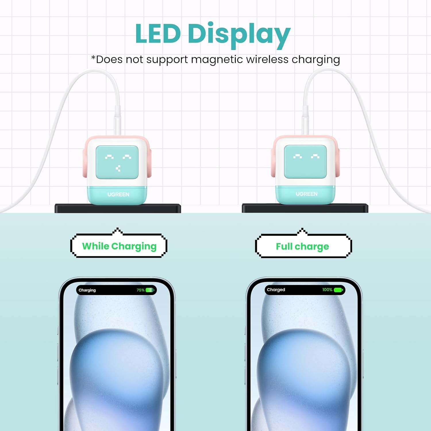Củ sạc nhanh Robot GaN Nexode RG 65W Ugreen 35856 CD361 Củ sạc nhanh Robot GaN Nexode RG 65W Ugreen 35856 CD361