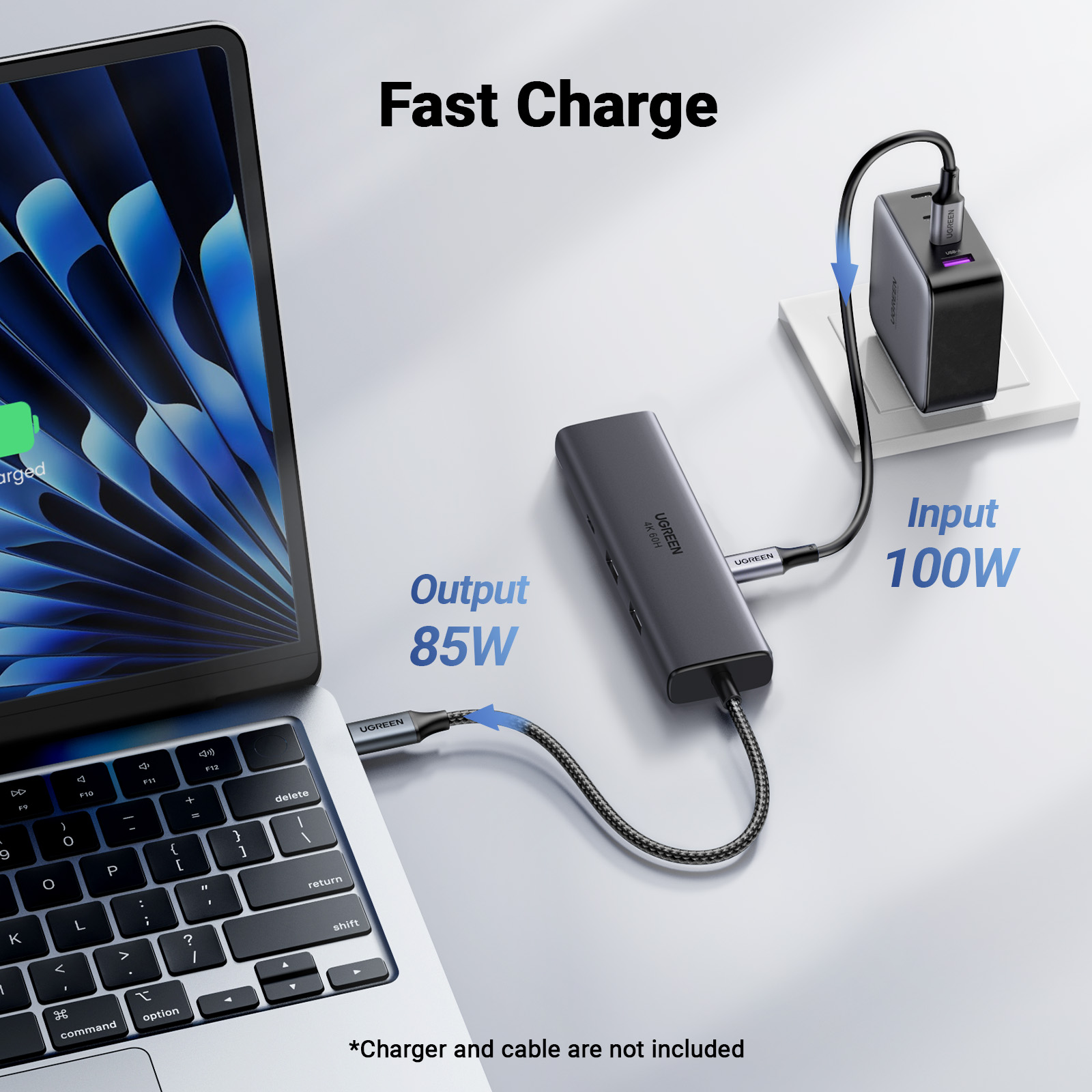Bộ chuyển đổi USB-C sang USB-C PD+3*USB 3.0+RJ45+HDMI hỗ trợ 4K@60hz Ugreen 45000 CM512 Bộ chuyển đổi USB-C sang USB-C PD+3*USB 3.0+RJ45+HDMI hỗ trợ 4K@60hz Ugreen 45000 CM512