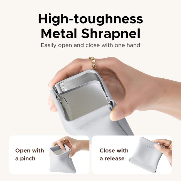 Túi đựng đa năng chất liệu PU màu kem Ugreen 55954 Túi đựng đa năng chất liệu PU màu kem Ugreen 55954