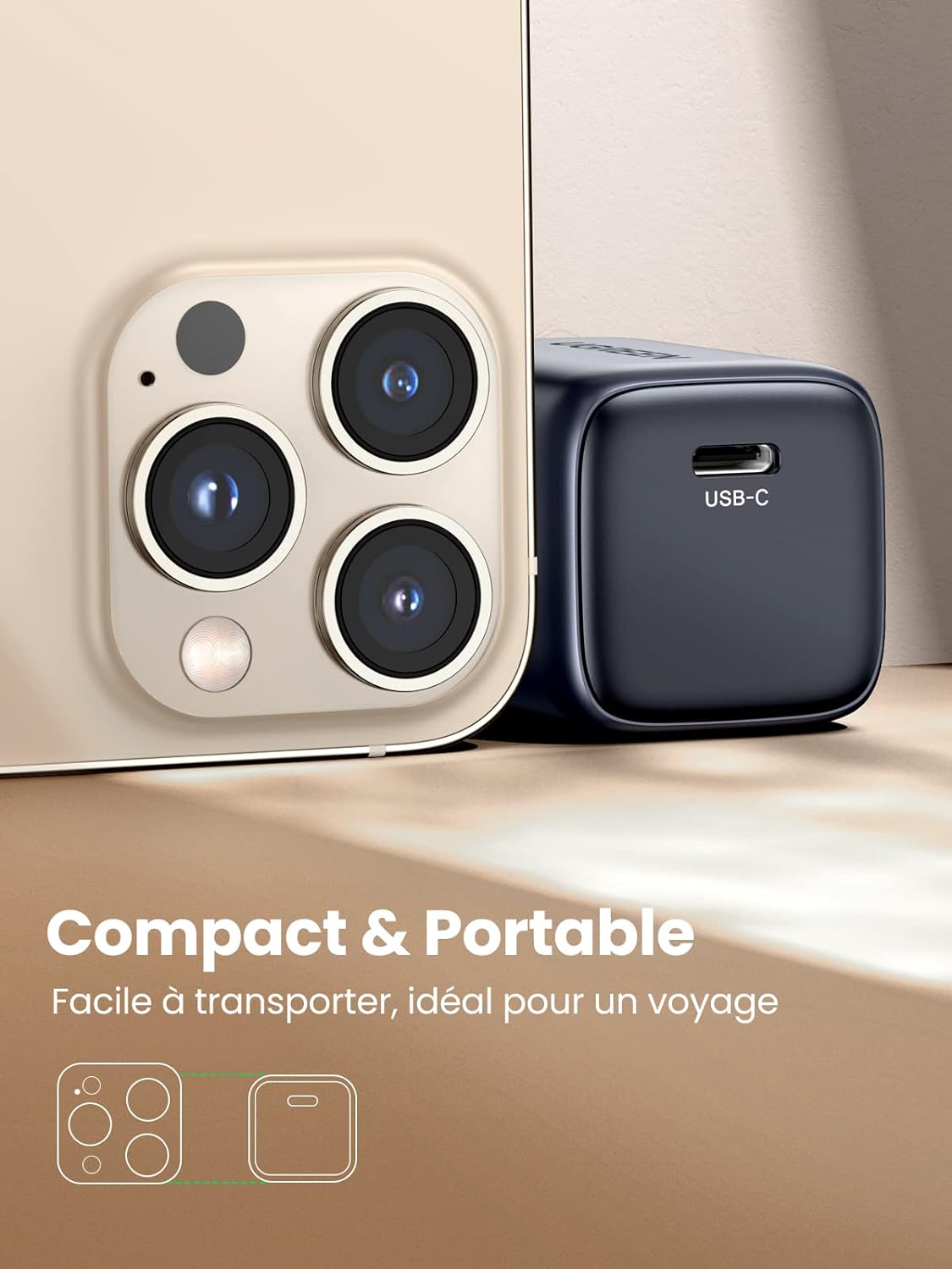 Củ sạc nhanh 30W GaN Nexcode USB-C Ugreen 90666 Củ sạc nhanh 30W GaN Nexcode USB-C Ugreen 90666