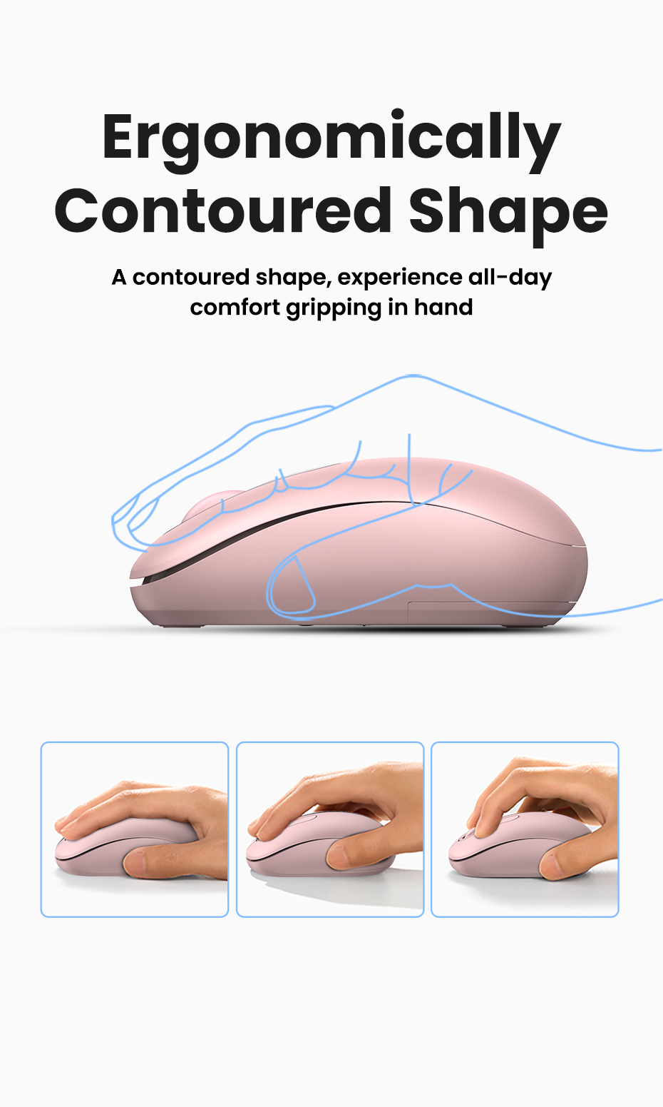 Chuột không dây 2.4G Ugreen 90686 MU105 Chuột không dây 2.4G Ugreen 90686 MU105