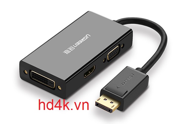 Cáp chuyển DisplayPort to HDMI, VGA, DVI Ugreen 20420, 20419