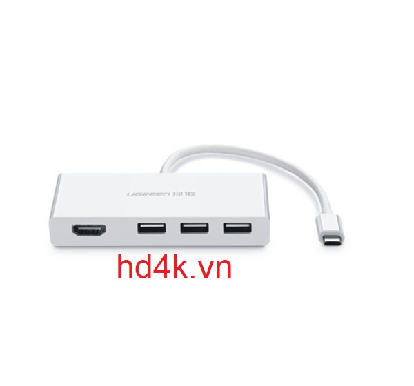 Cáp chuyển USB Type C to HDMI, HUB USB Ugreen 40374