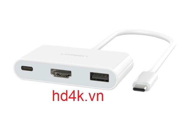 Cáp chuyển USB Type C to USB 3.0, HDMI ugreen 30377