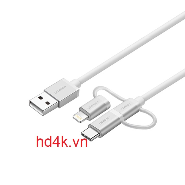 Cáp Micro USB và Lightning 1M Ugreen 20748