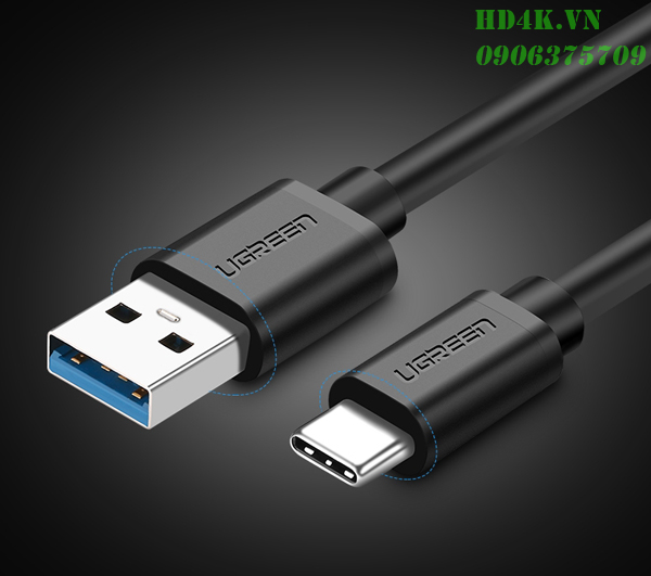 Cáp USB Type-C to USB 3.0 dài 2m Ugreen 20884