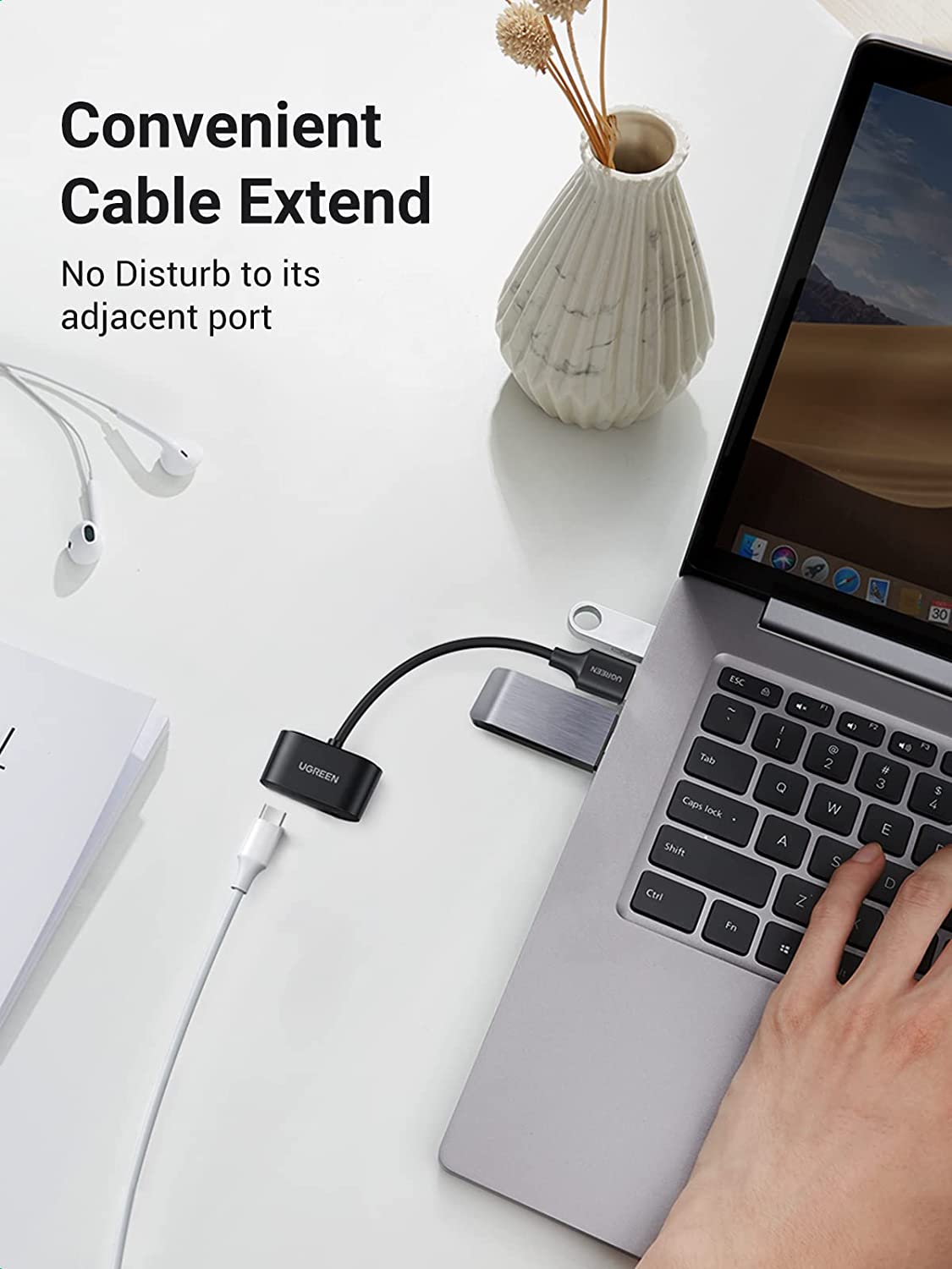 Cáp chuyển USB sang 3.5mm và USB C Ugreen 80897 Cáp chuyển USB sang 3.5mm và USB C Ugreen 80897