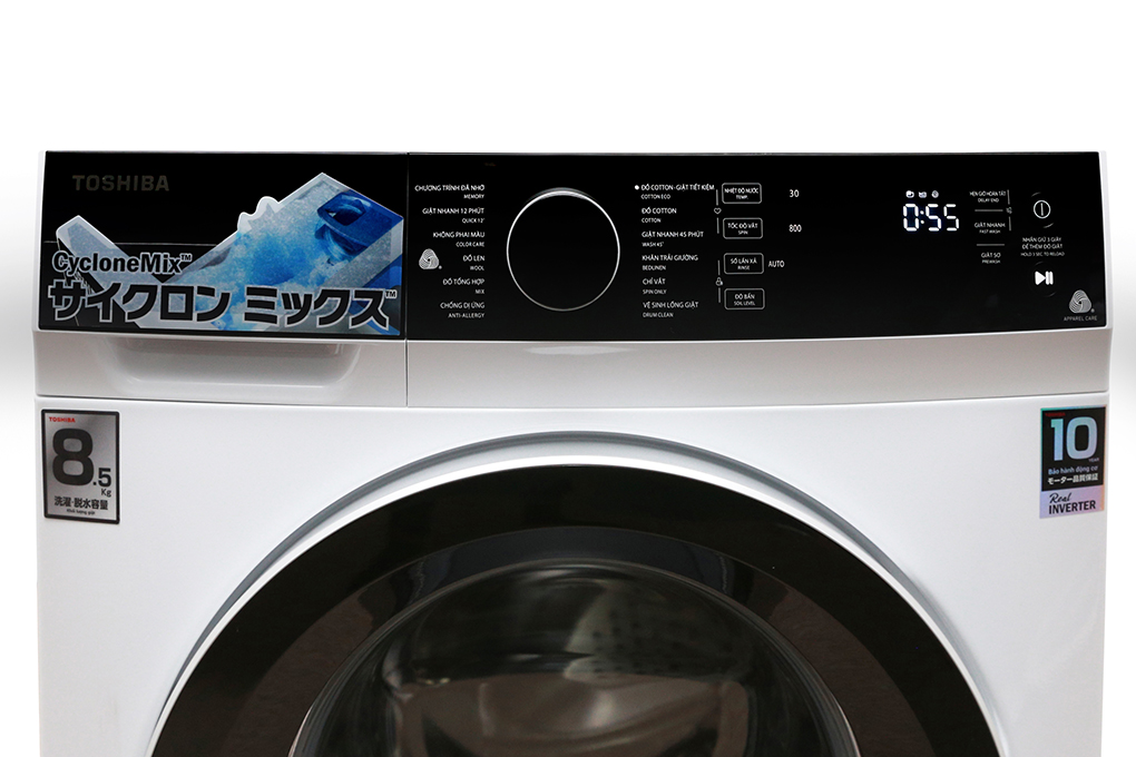 Máy giặt Toshiba Inverter 8.5 kg TW-BH95M4V(WK) - Hàng chính hãng