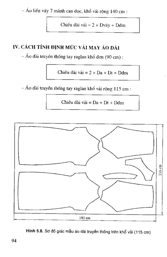 Cách tính vải may áo dài - Những điều cần lưu ý khi đo vải may áo dài
