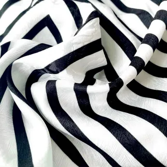 Vải kẻ sọc lụa vân gỗ