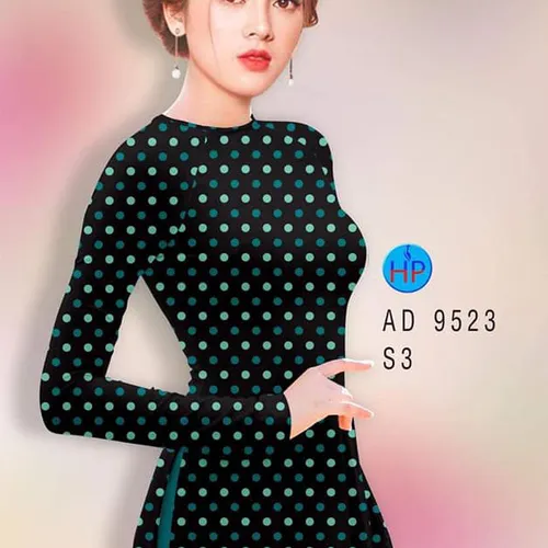 Vải áo dài chấm bi