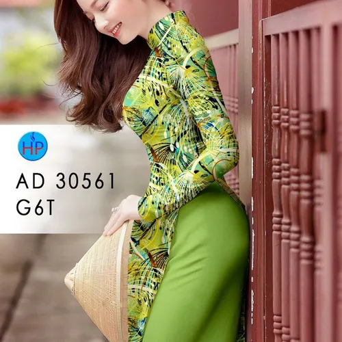 Vải áo dài hoa bồ công anh
