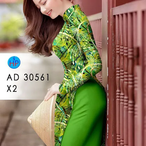 Vải áo dài hoa bồ công anh