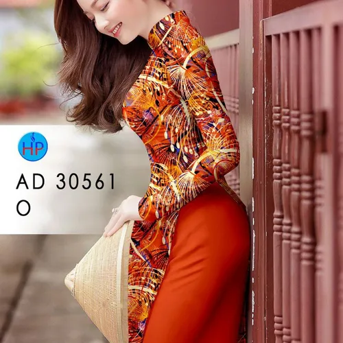 Vải áo dài hoa bồ công anh
