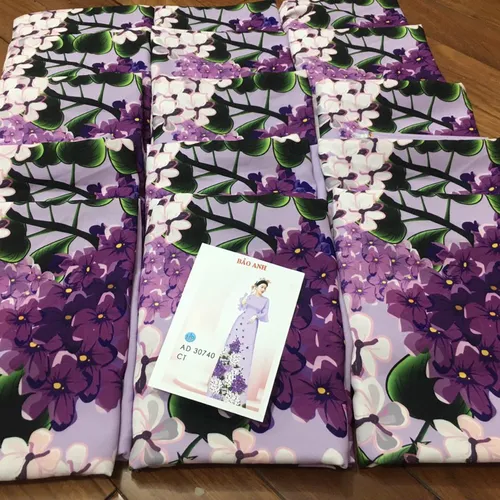 Vải áo dài lụa Bảo Anh