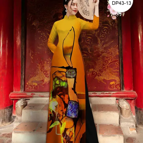 Vải áo dài họa tiết lập thể đẹp