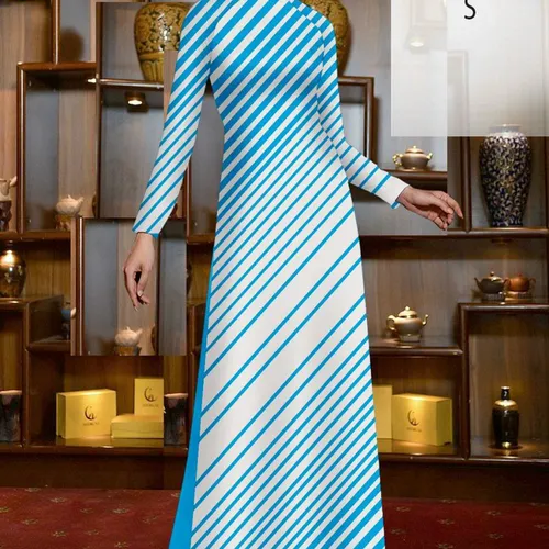 Vải kẻ sọc lụa vân gỗ