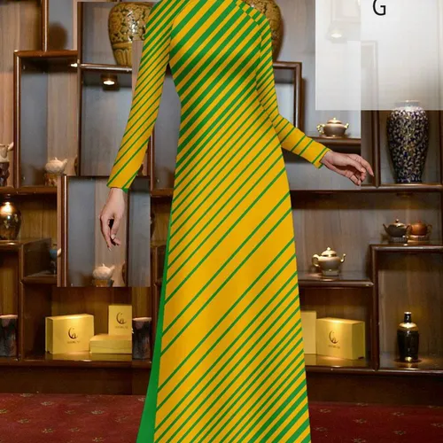 Vải kẻ sọc lụa vân gỗ