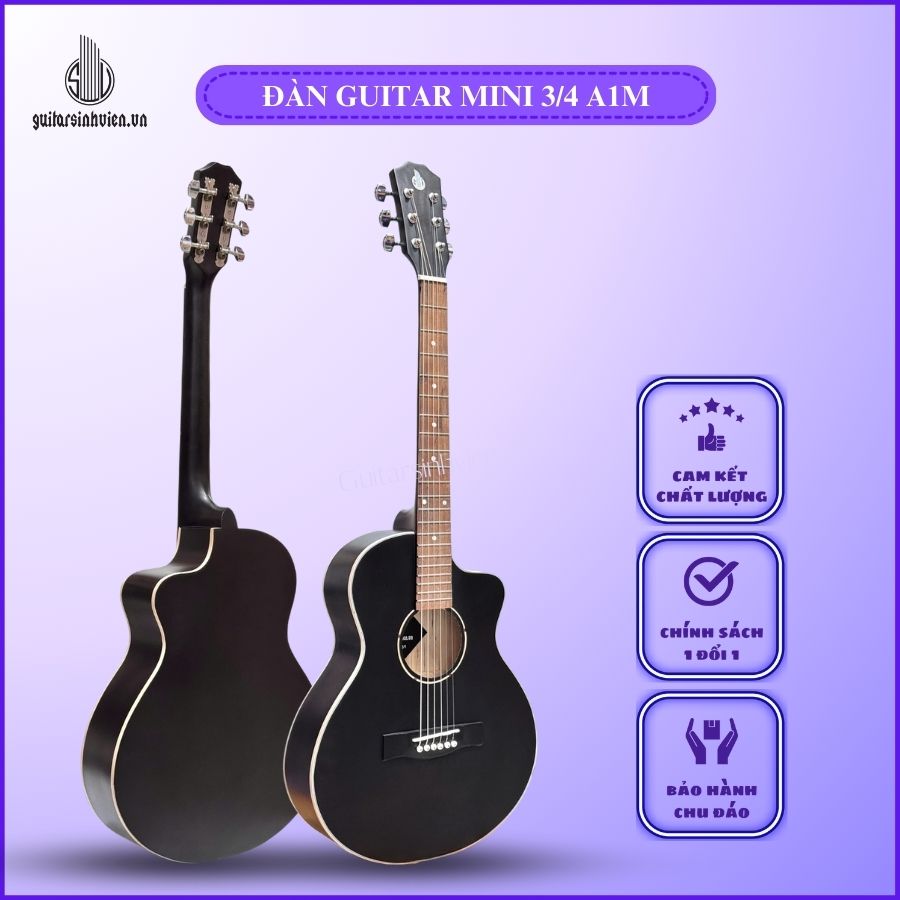 Đàn Guitar Mini Acoustic 3/4 SV-A1M Đàn Guitar Mini Acoustic 3/4 SV-A1M