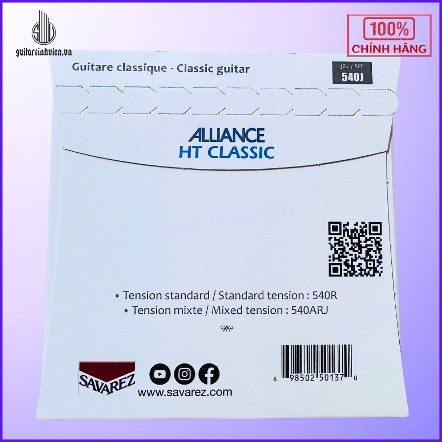 Dây Đàn Guitar Classic Chính Hãng Savarez 540J Dây Đàn Guitar Classic Chính Hãng Savarez 540J