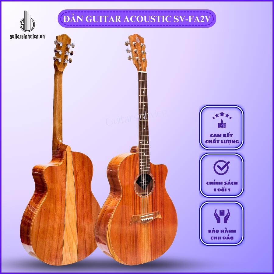 Đàn guitar gỗ tập chơi giá rẻ SV-FA2V Đàn guitar gỗ tập chơi giá rẻ SV-FA2V
