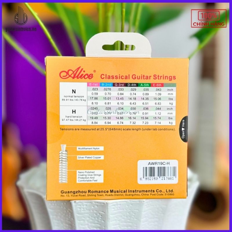 Dây Đàn Guitar Alice AWR19C Chính Hãng Dây Đàn Guitar Alice AWR19C Chính Hãng
