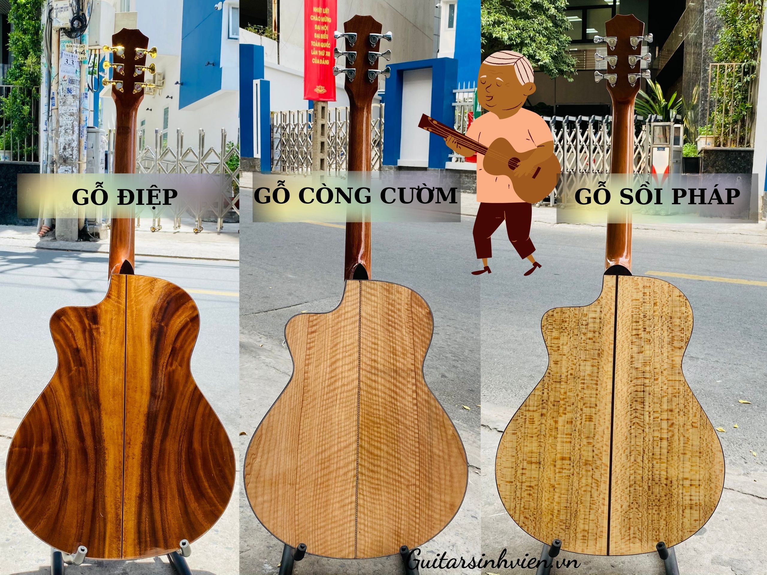 4 Cách chọn đàn guitar cho người mới tập chơi