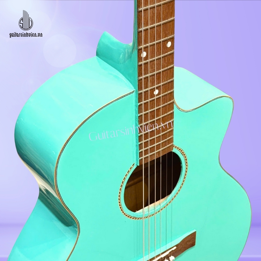 Đàn Guitar Acoustic Màu Xanh Ngọc SV-A1CL Đàn Guitar Acoustic Màu Xanh Ngọc SV-A1CL