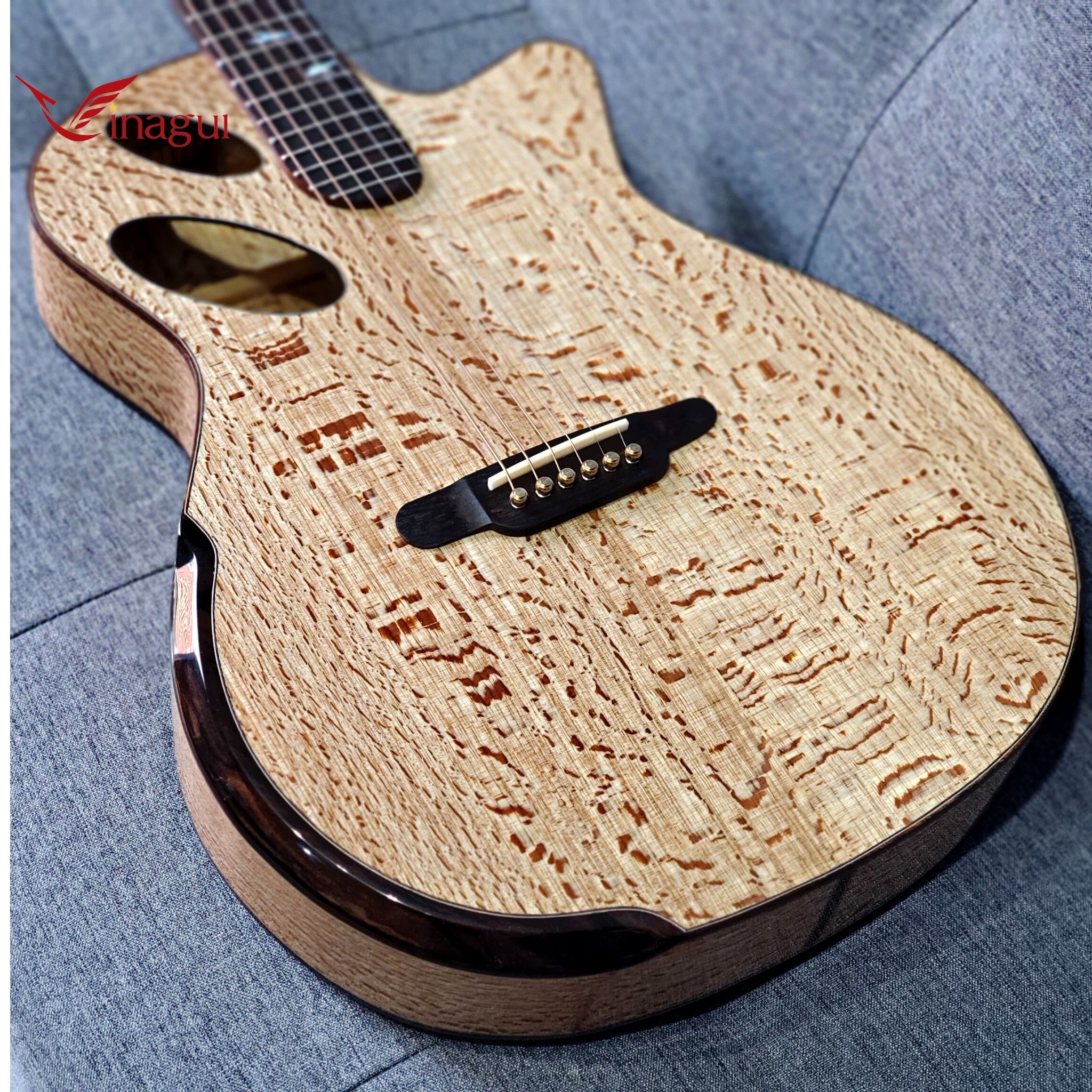 Đàn Guitar Gỗ Sồi Custom Cao Cấp Vinagui VF01 Đàn Guitar Gỗ Sồi Custom Cao Cấp Vinagui VF01