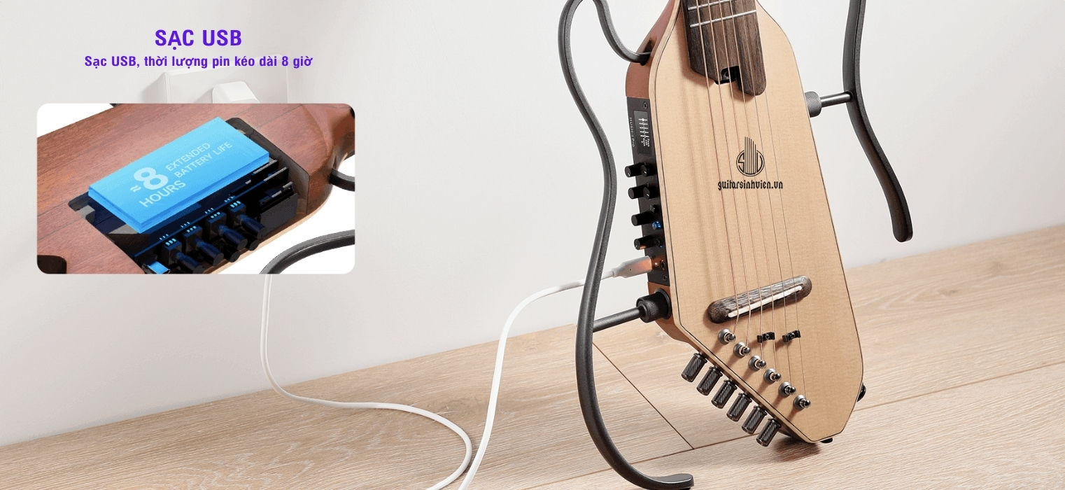 Đàn Guitar Sillent Donner Hush I Pro Chính hãng Đàn Guitar Sillent Donner Hush I Pro Chính hãng