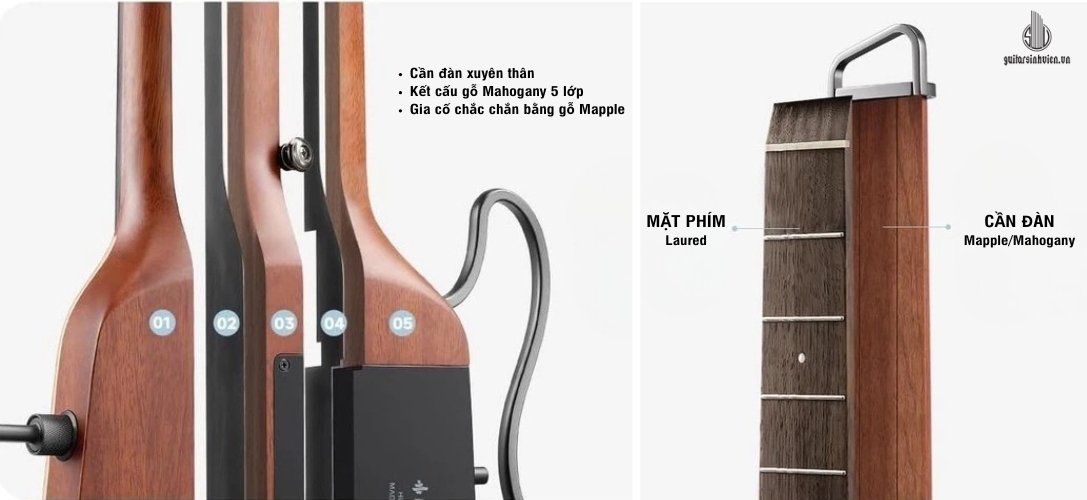 Đàn Guitar Sillent Donner Hush I Pro Chính hãng Đàn Guitar Sillent Donner Hush I Pro Chính hãng