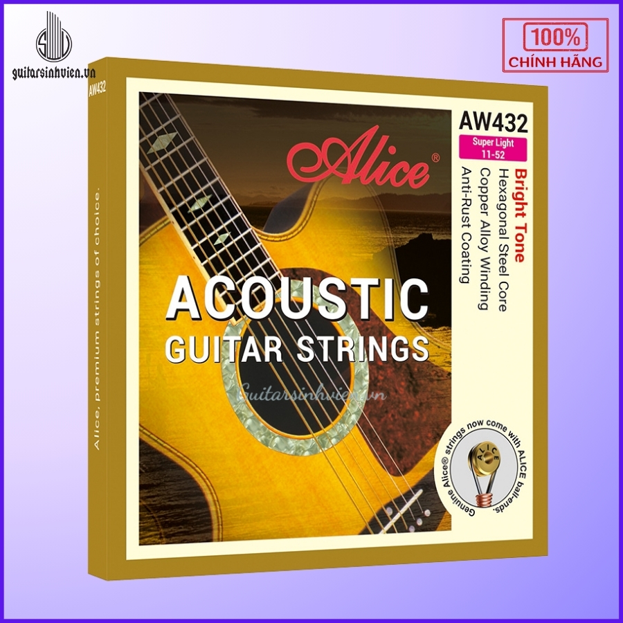 Dây Đàn Guitar Acoustic Alice AW432 Dây Đàn Guitar Acoustic Alice AW432