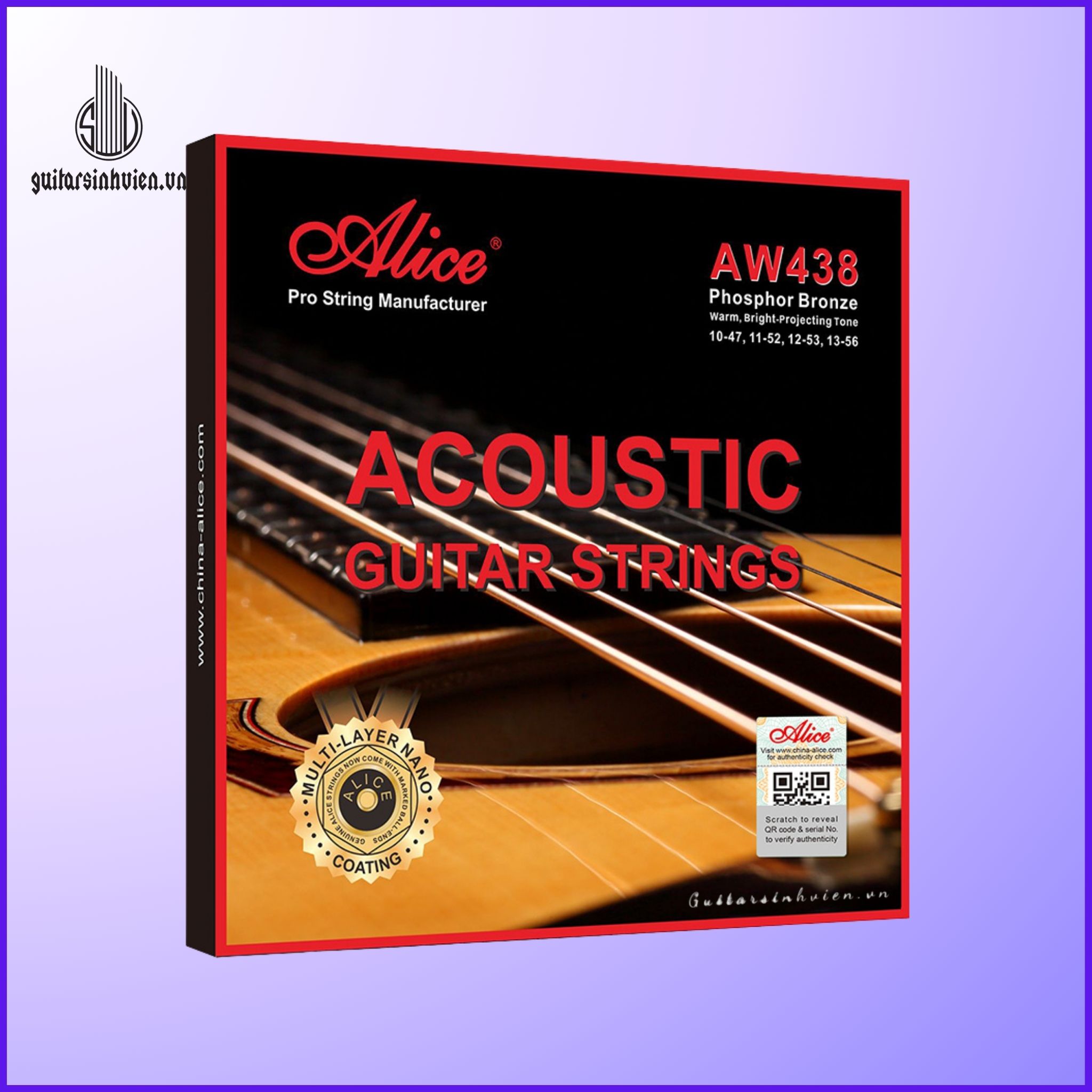 dây đàn guitar alice aw438 chính hãng dây đàn guitar alice aw438 chính hãng