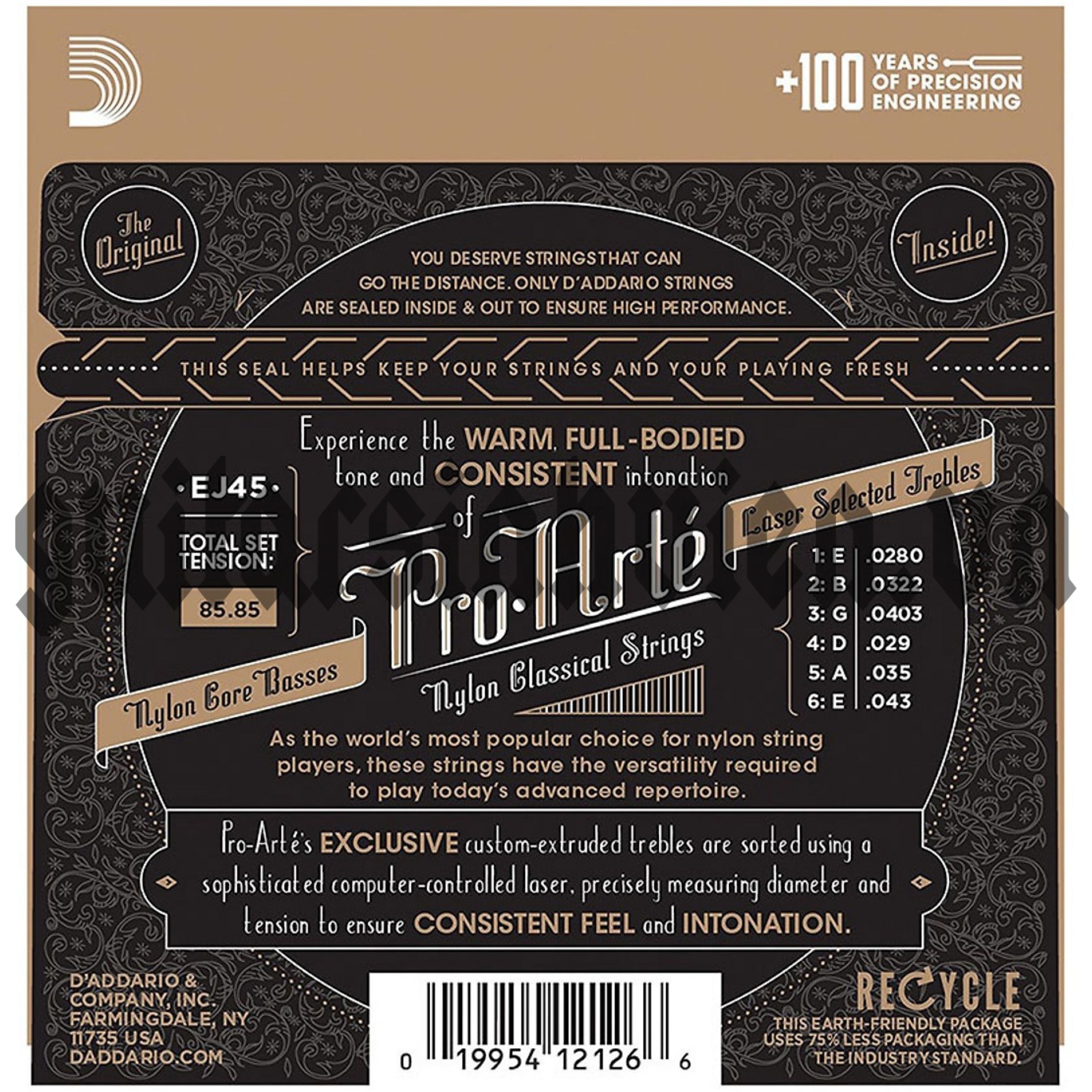 Dây đàn guitar classic chính hãng D'Addario EJ45 Dây đàn guitar classic chính hãng D'Addario EJ45