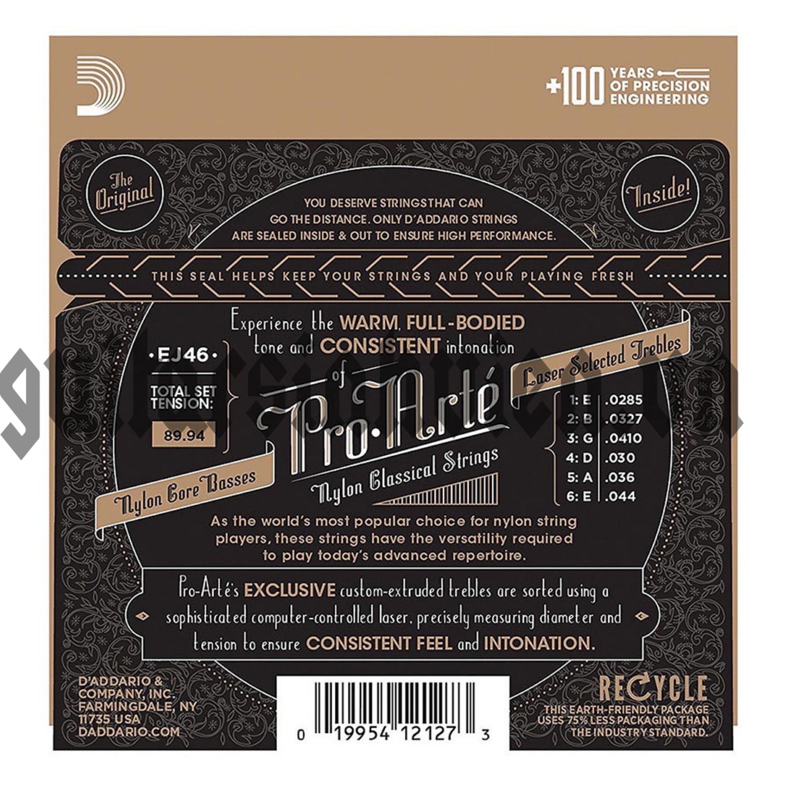 dây đàn guitar classic chính hãng D'addario EJ46 dây đàn guitar classic chính hãng D'addario EJ46