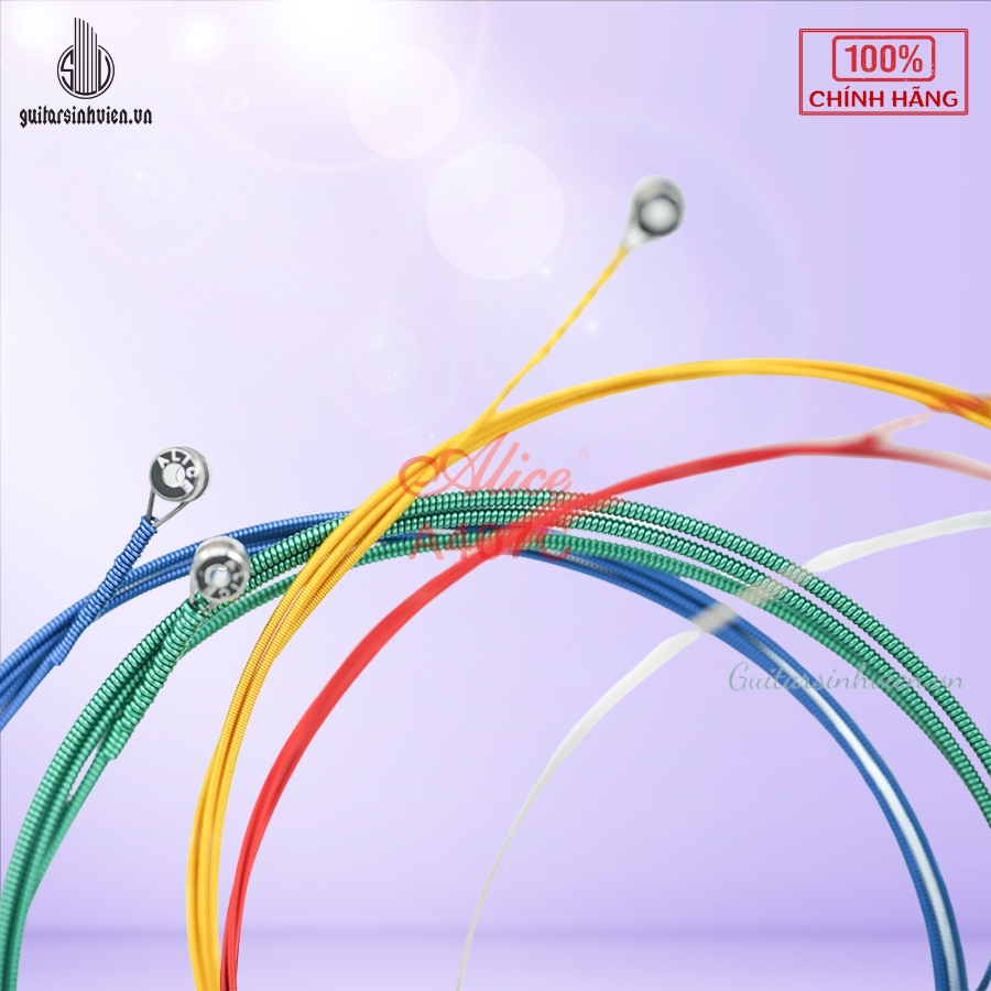 Dây Đàn Guitar Acoustic Nhiều Màu Alice A407C Dây Đàn Guitar Acoustic Nhiều Màu Alice A407C