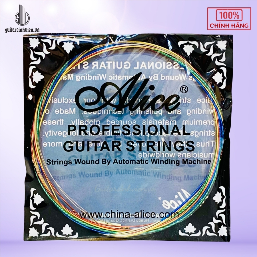 Dây Đàn Guitar Acoustic Nhiều Màu Alice AW435C Dây Đàn Guitar Acoustic Nhiều Màu Alice AW435C