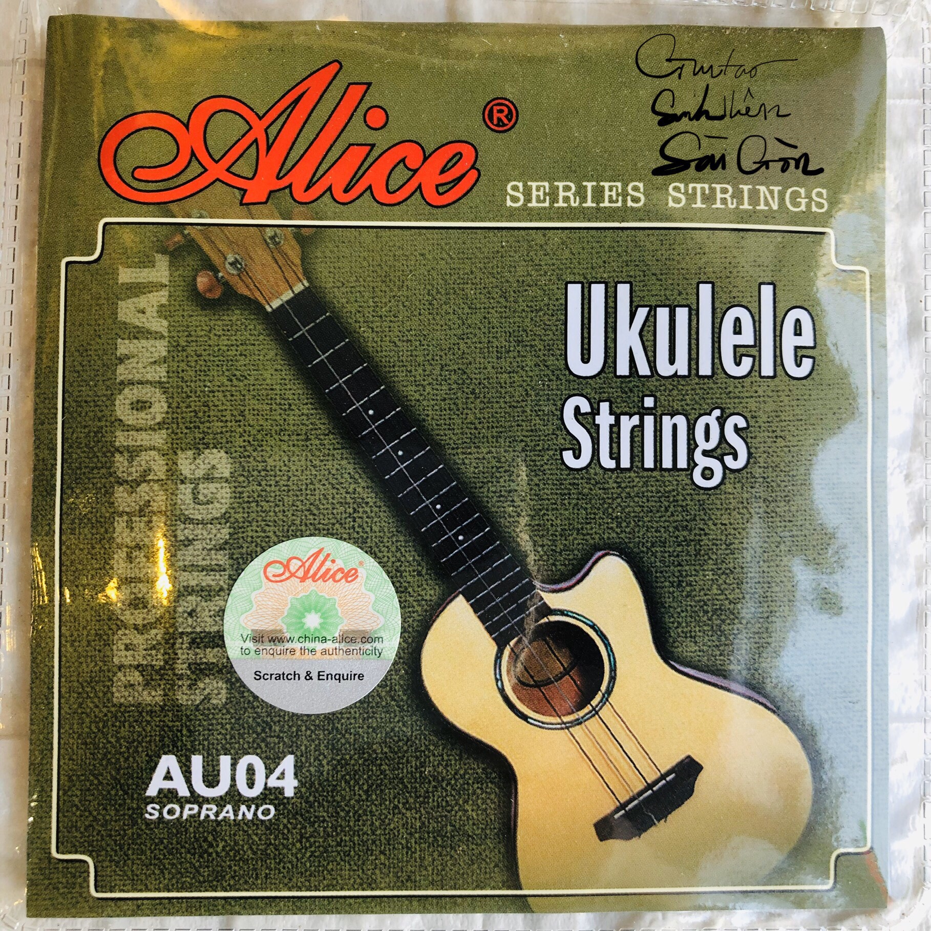 dây đàn ukulele Alice AU04 dây đàn ukulele Alice AU04