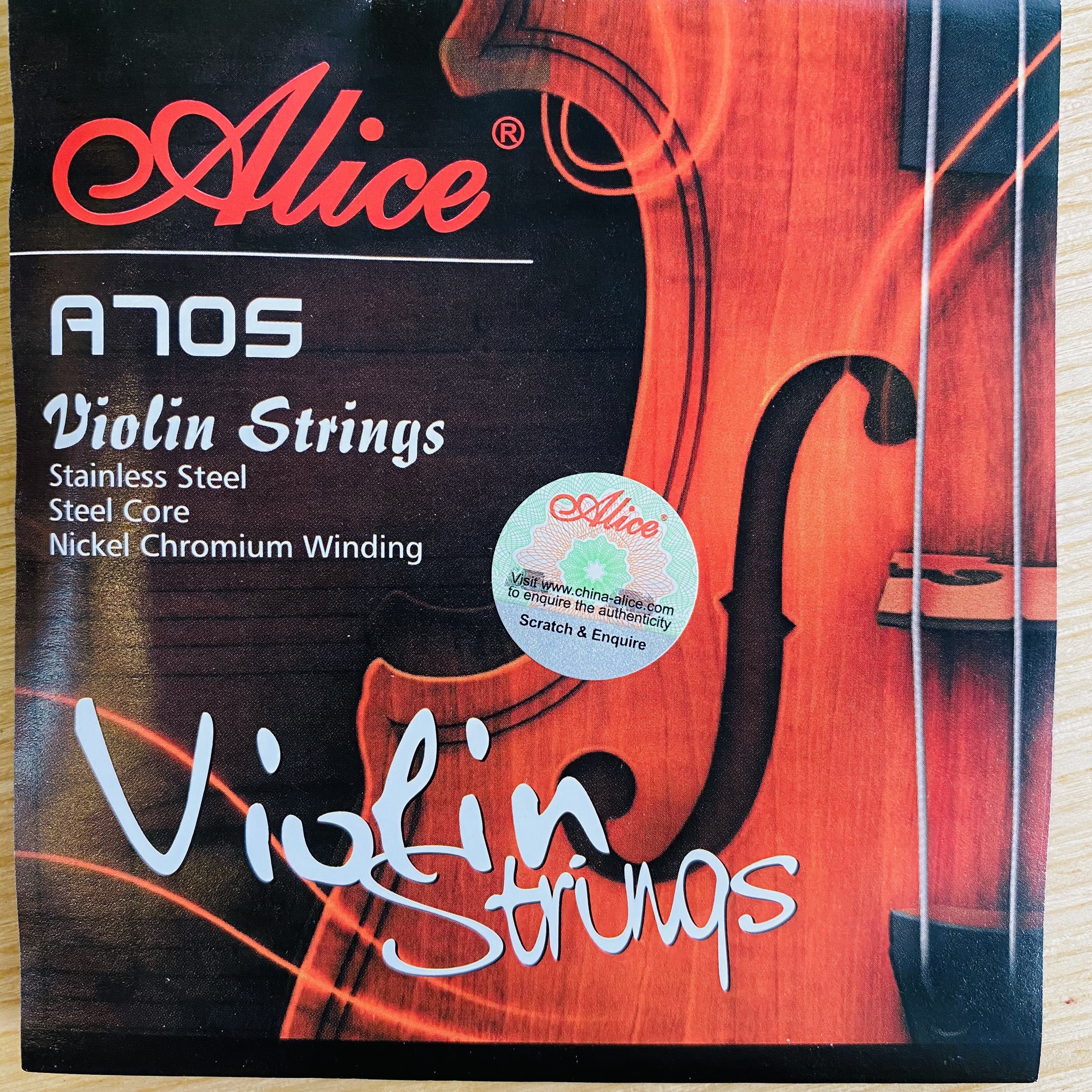 Dây đàn violin string Alice A705 Dây đàn violin string Alice A705