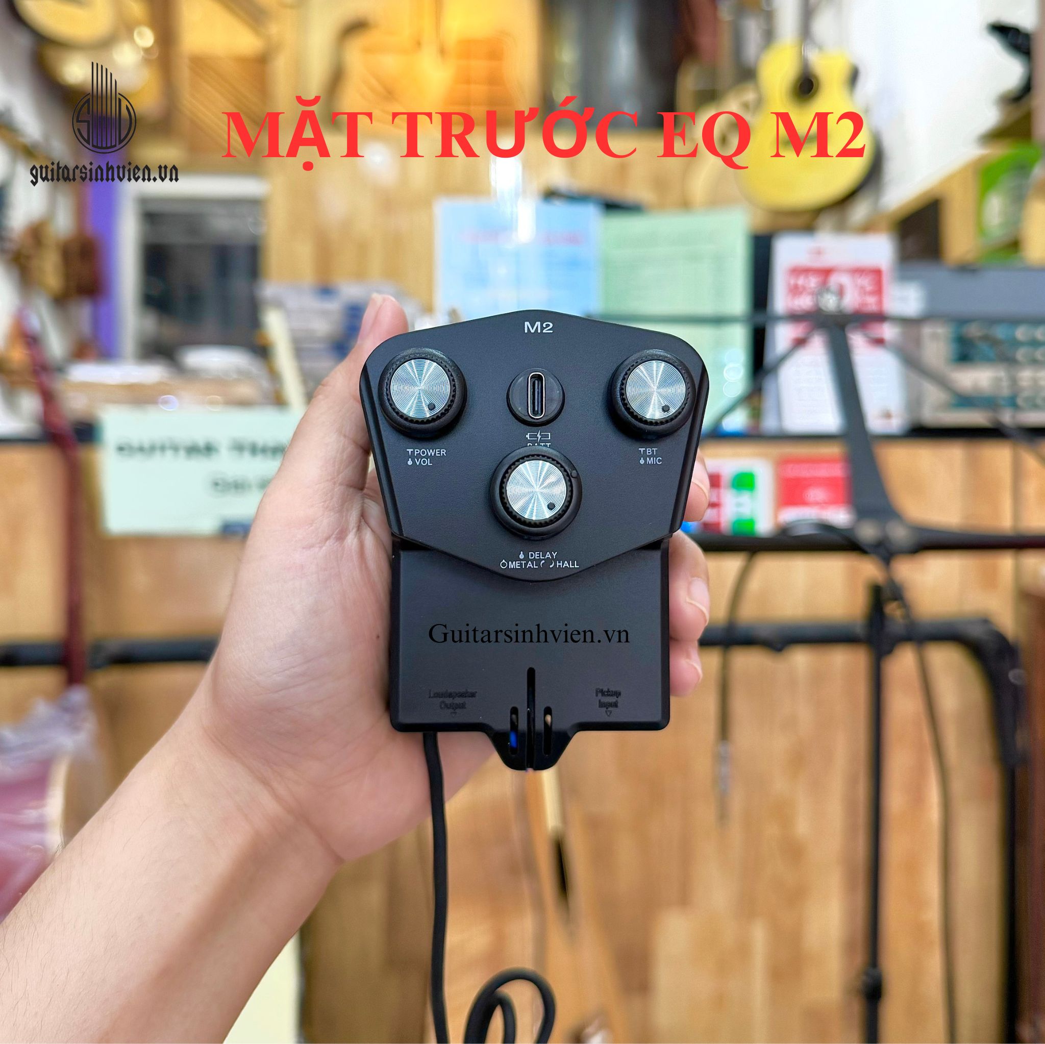 Lắp Eq M2 Có Tích Hợp Loa - Kết Nối Bluetooth Không Dây Chính Hãng