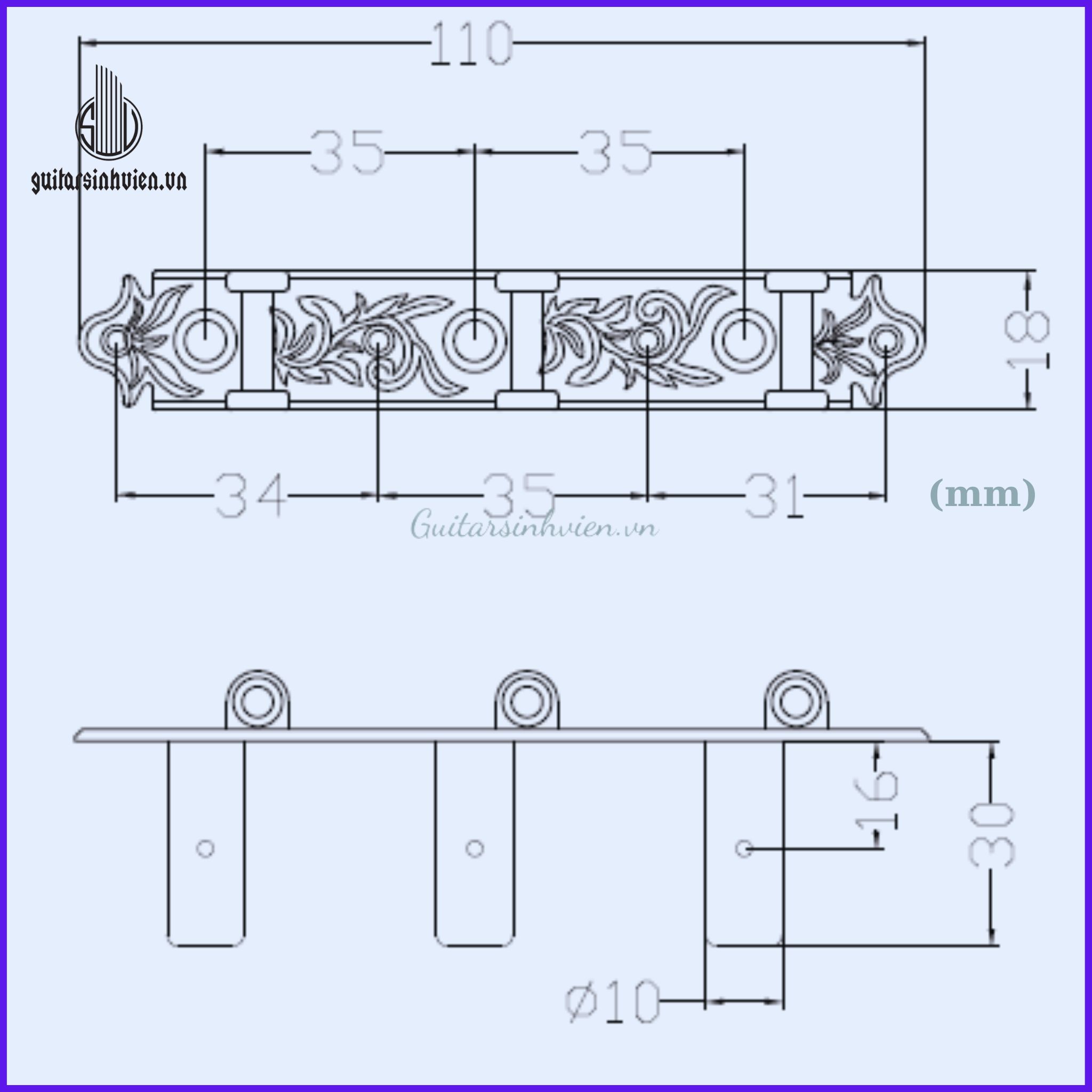 Khóa đàn guitar classic cao cấp Derjung Khóa đàn guitar classic cao cấp Derjung