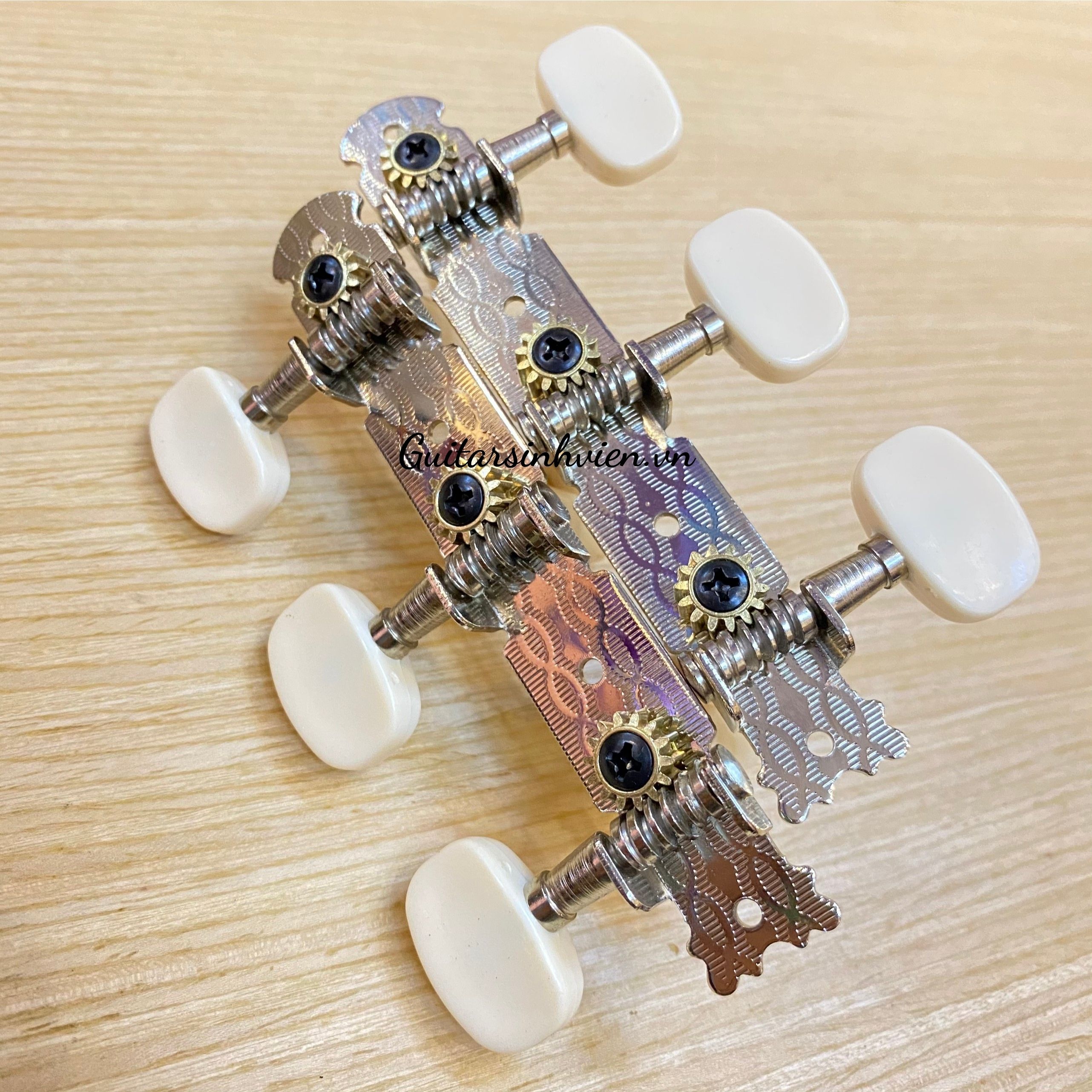 Khóa đàn guitar classic viền bạc  Khóa đàn guitar classic viền bạc